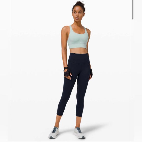 Lululemon Energy Bra Long Line *Medium Support, B–D Cup in Hazy Jade - Picture 3 of 12